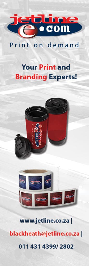 A promotional ad for a printing company
