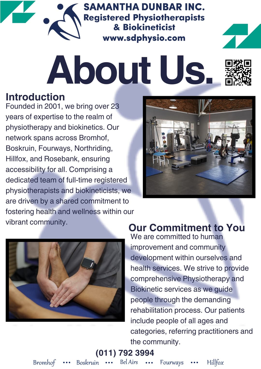 A flyer for a physical training program