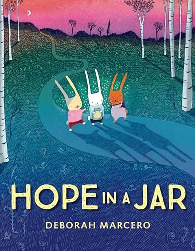 A book cover of hope in a jar