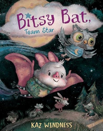 A book cover with an owl and a bird flying in the sky