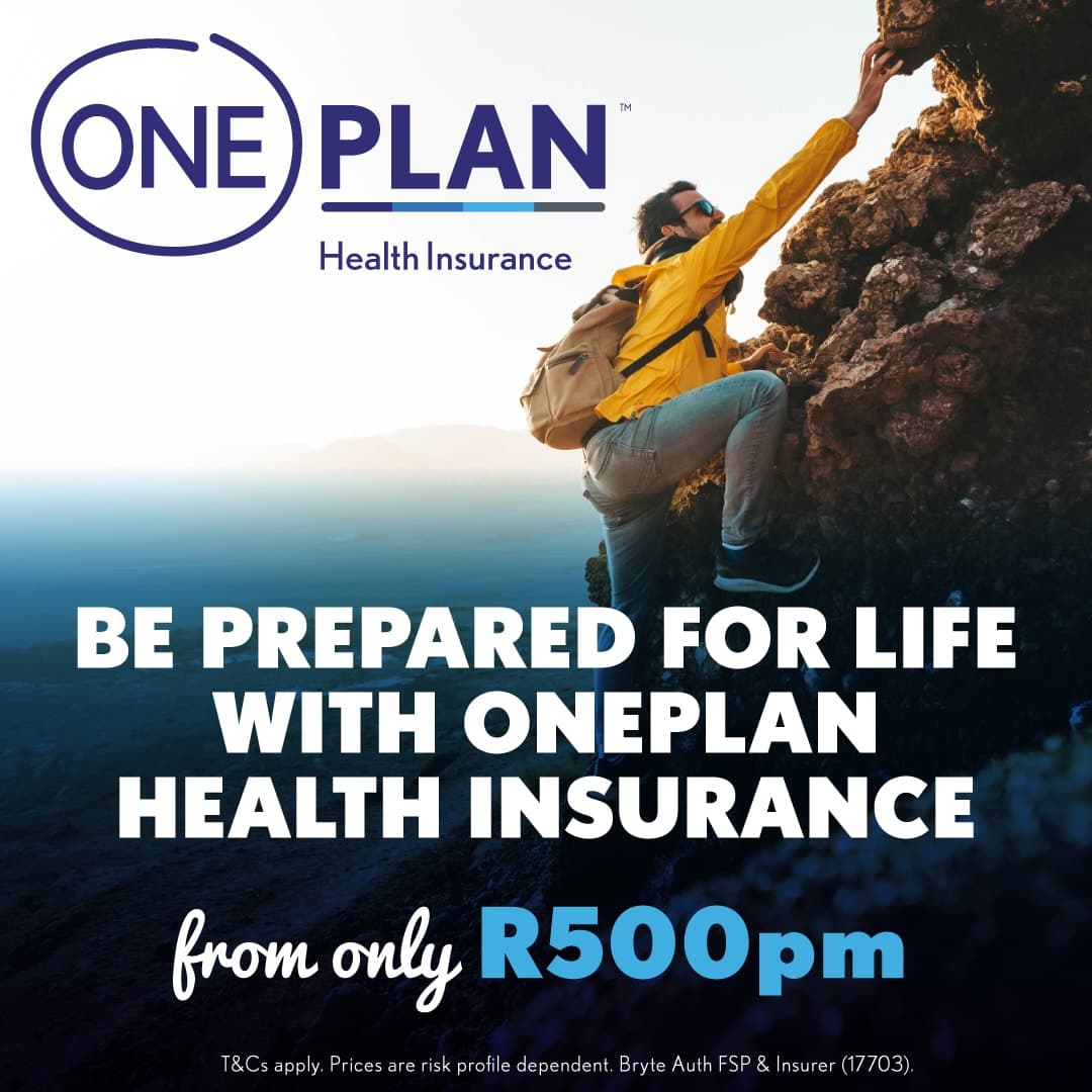 A man climbing up a mountain with the words, be prepared for life with on