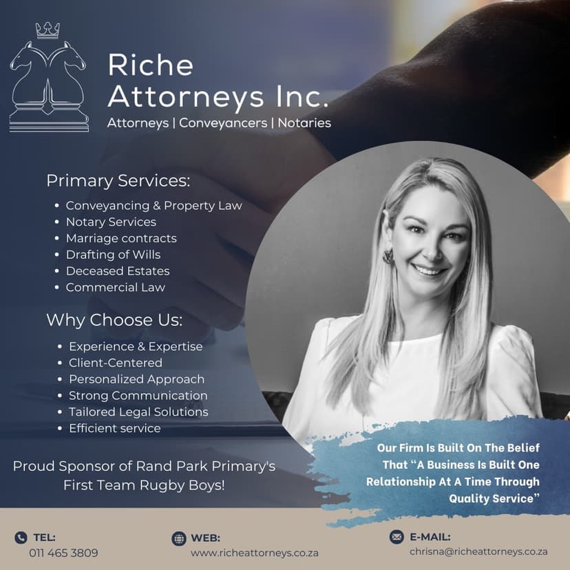 A flyer for a business meeting with a photo of a woman