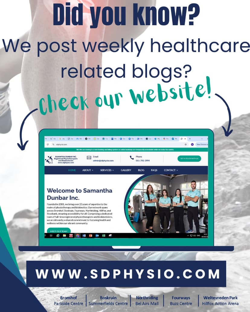 A laptop with the words, did you know? we post weekly healthcare related blog