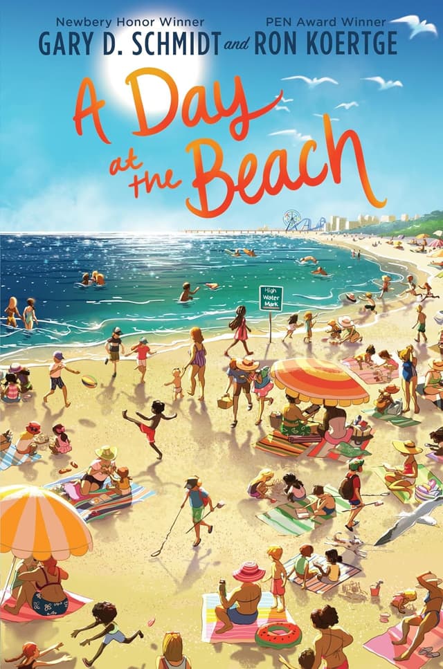 A movie poster for a day at the beach