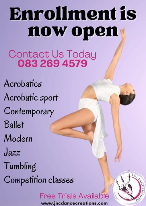 A poster advertising a dance class
