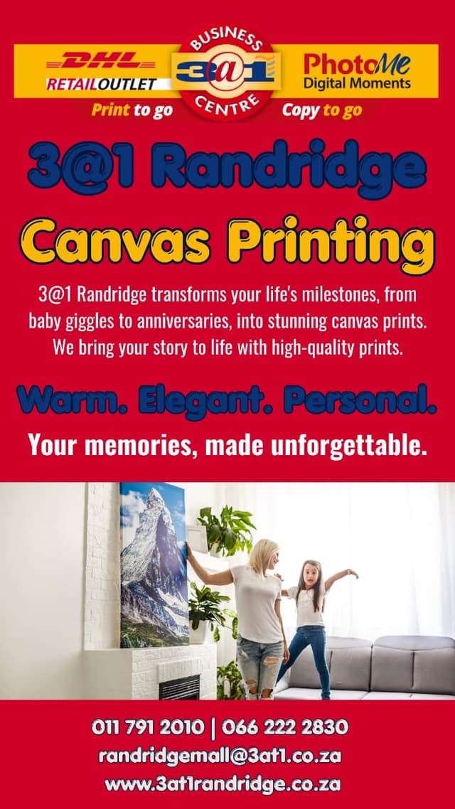 A flyer for a printing company
