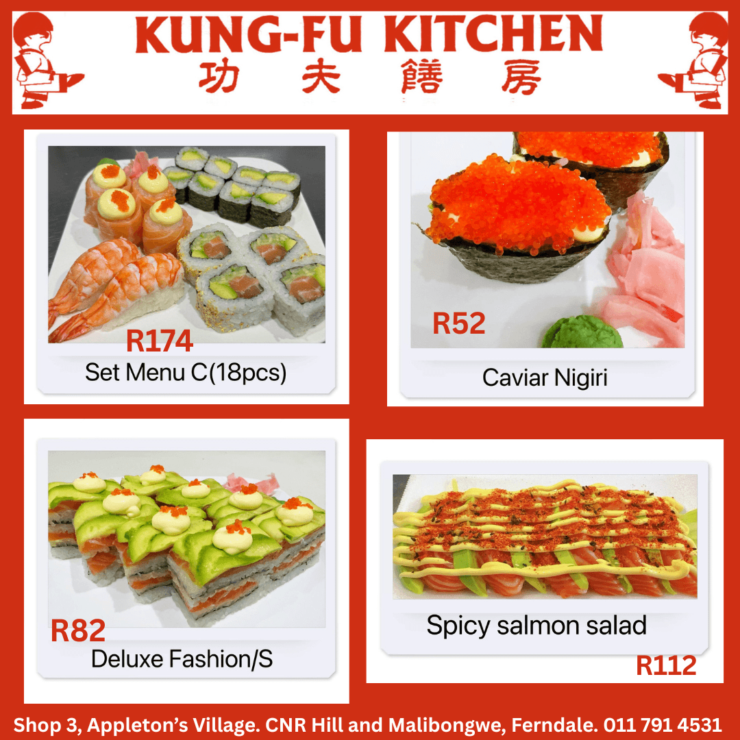 A menu for a sushi restaurant with different types of sushi