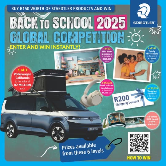 An advertisement for the back to school competition