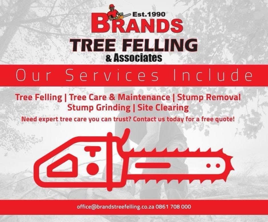 A flyer for a tree service company