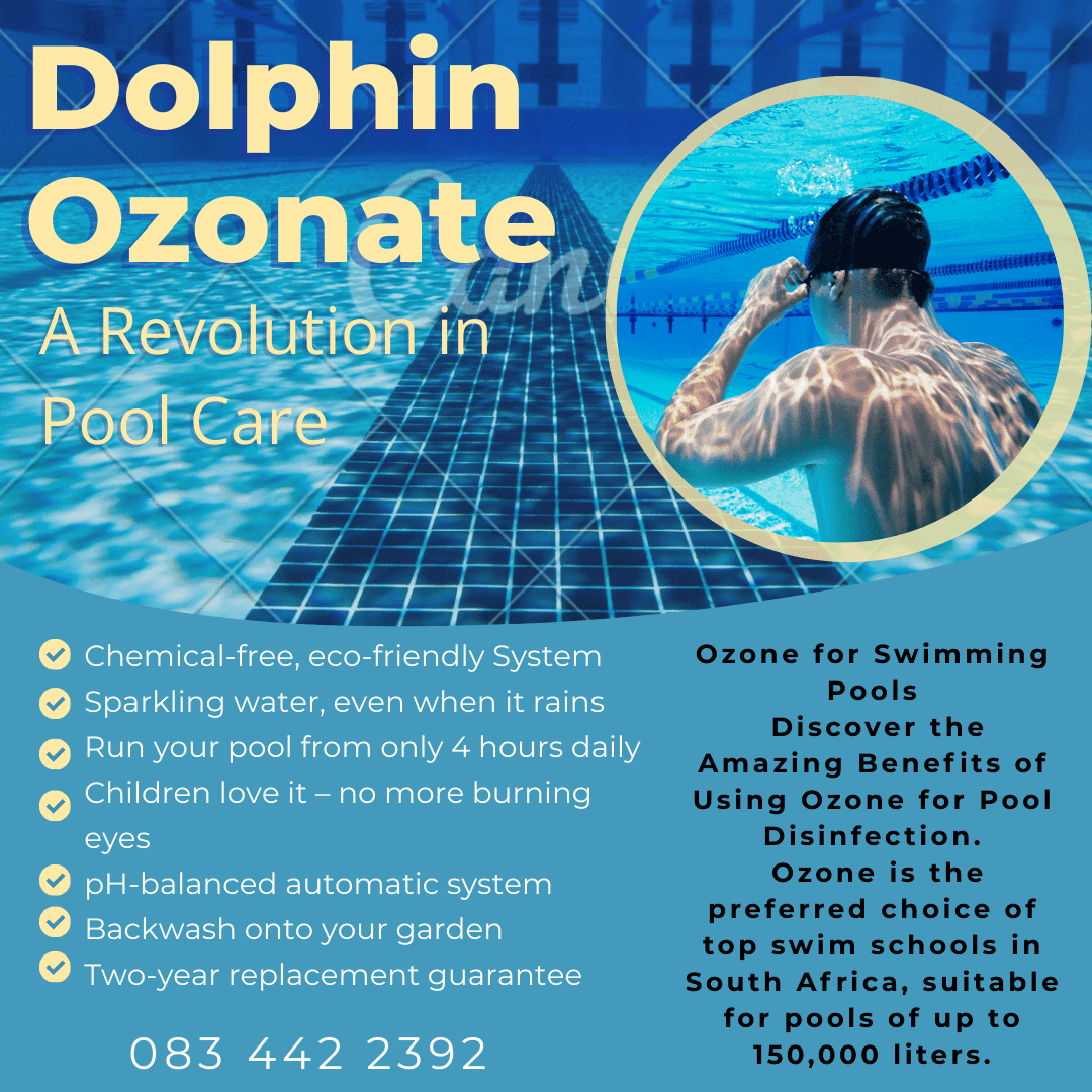 A flyer for a swimming pool with a picture of a swimmer