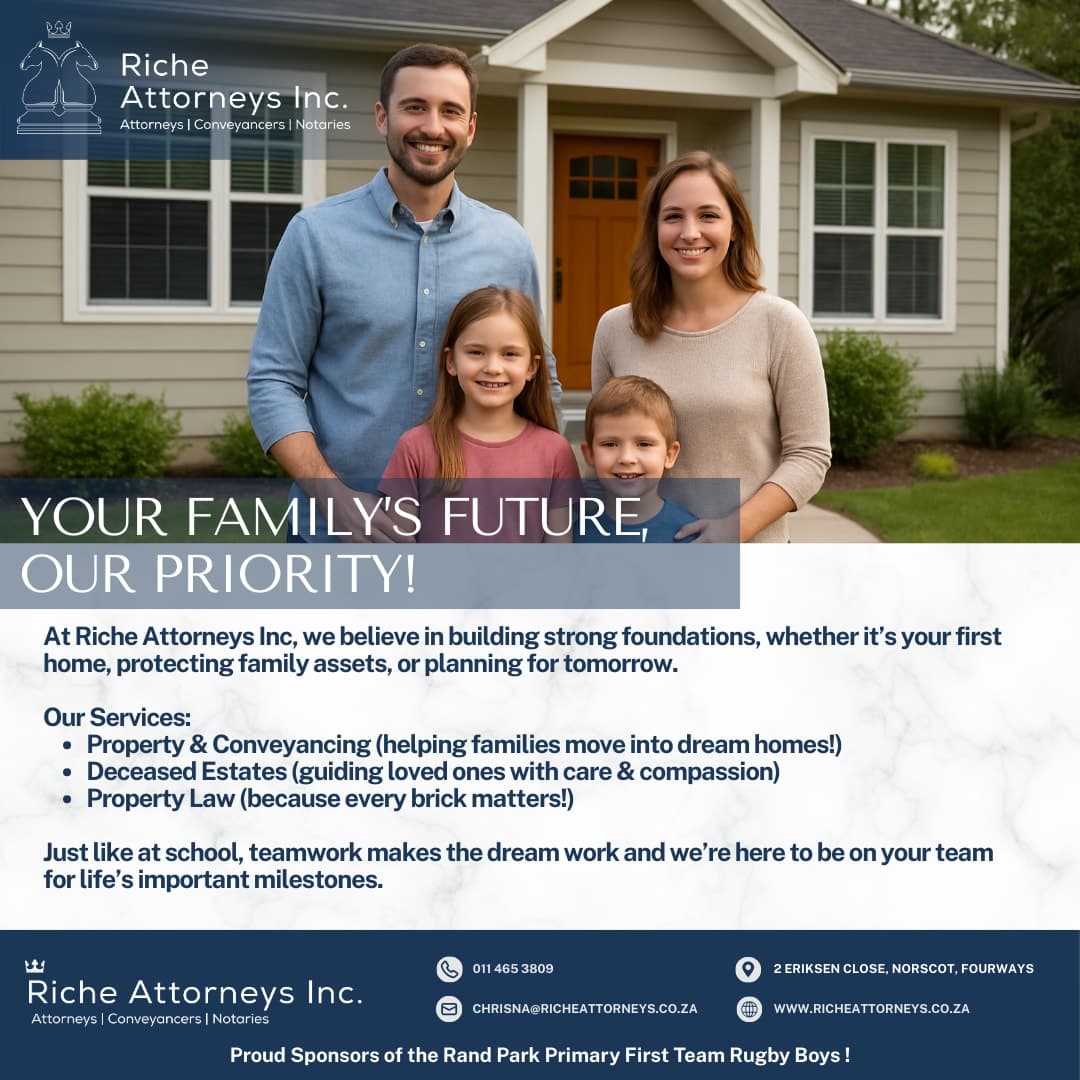 A flyer for a real estate listing company